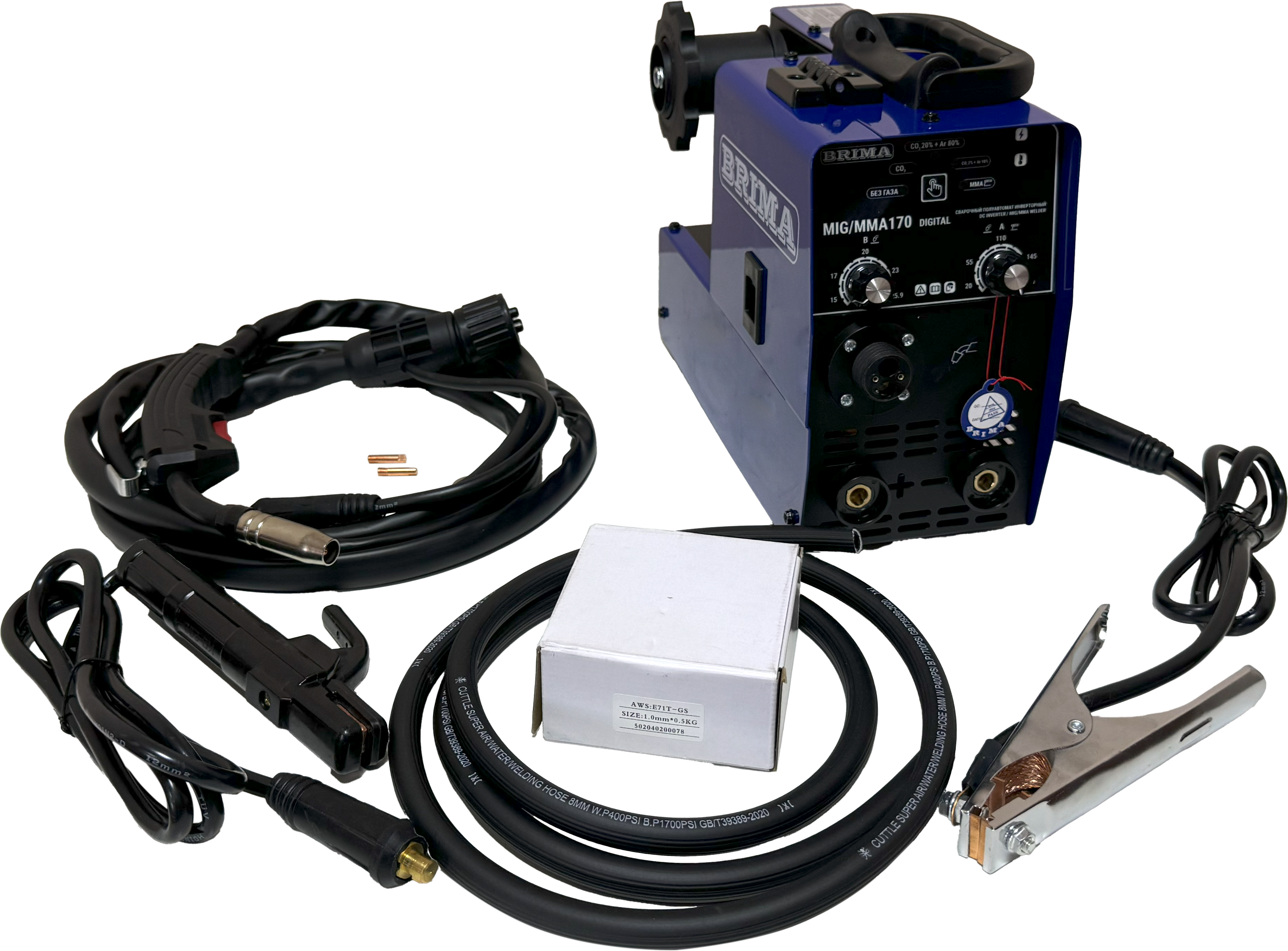 фотография ПОЛУАВТОМАТ MIG/MMA170 DIGITAL BRIMA