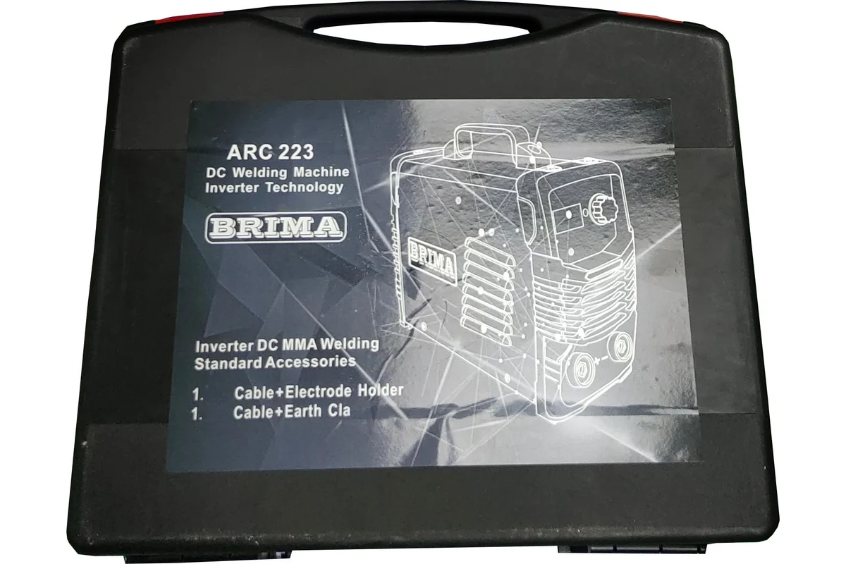 фотография Аппарат инверторный BRIMA PROFESSIONAL ARC-223 (220В) в кейсе