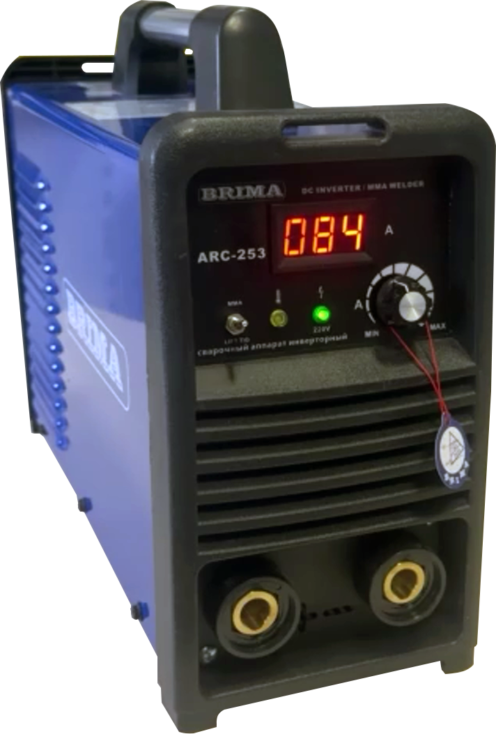фотография Аппарат инверторный BRIMA PROFESSIONAL ARC-253 (220В) в комплекте