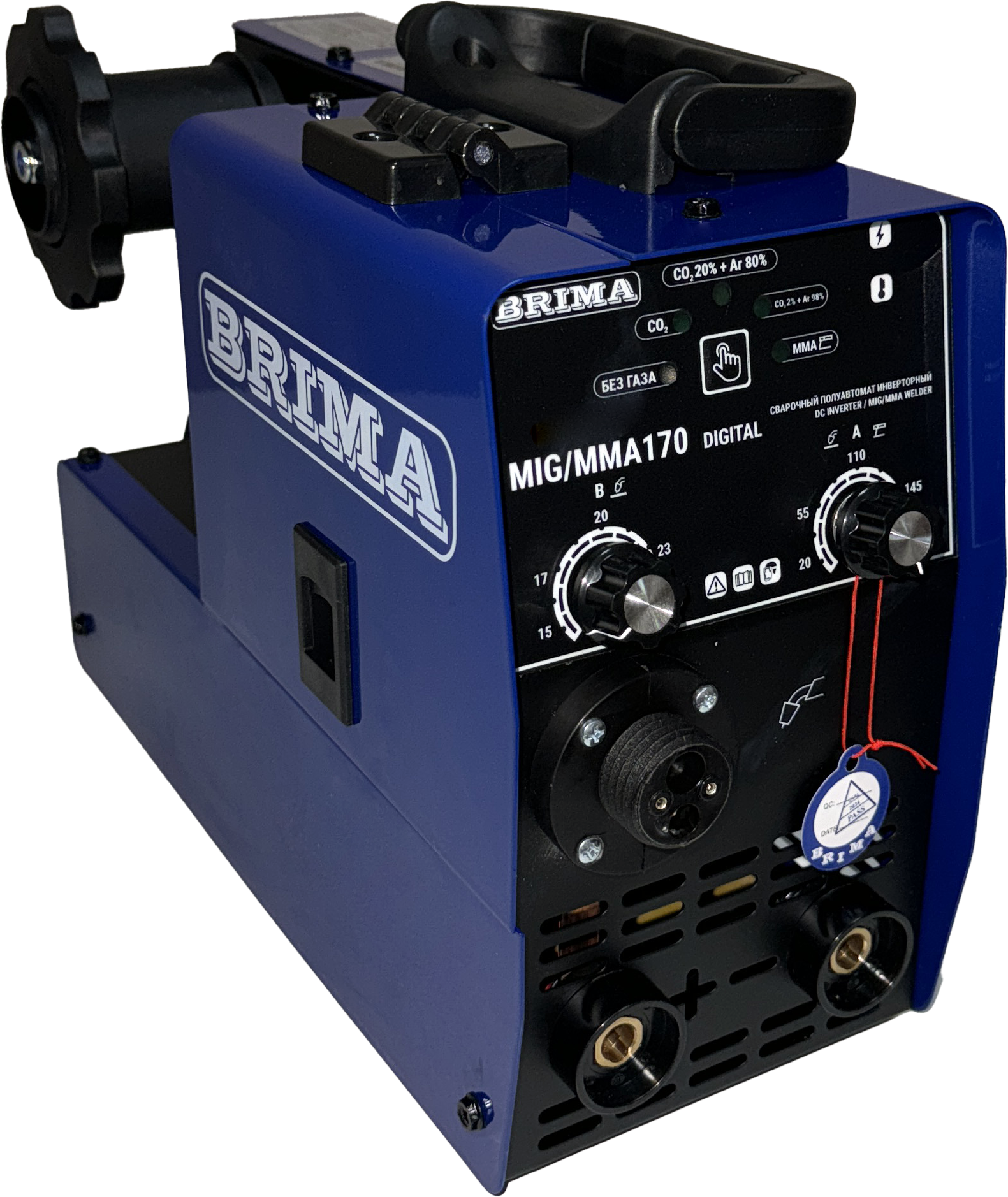 фотография ПОЛУАВТОМАТ MIG/MMA170 DIGITAL BRIMA
