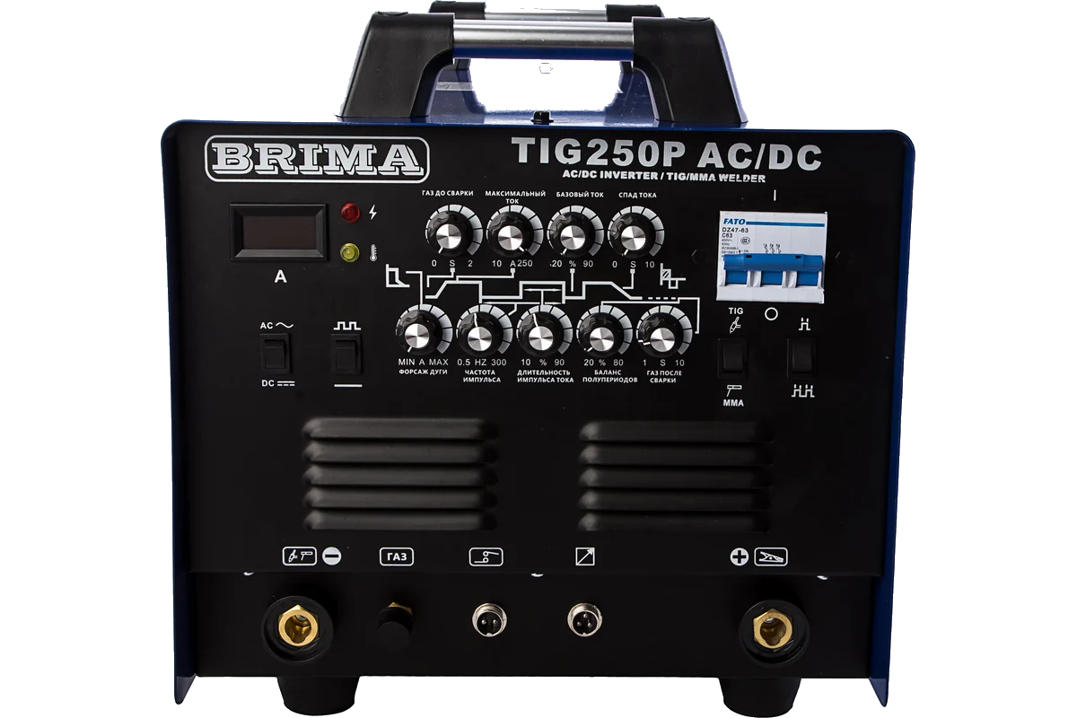 фотография УСТ-КА ИНВ. АРГОН-ДУГ.СВАРКИ TIG 250P AC/DC"BRIMA"