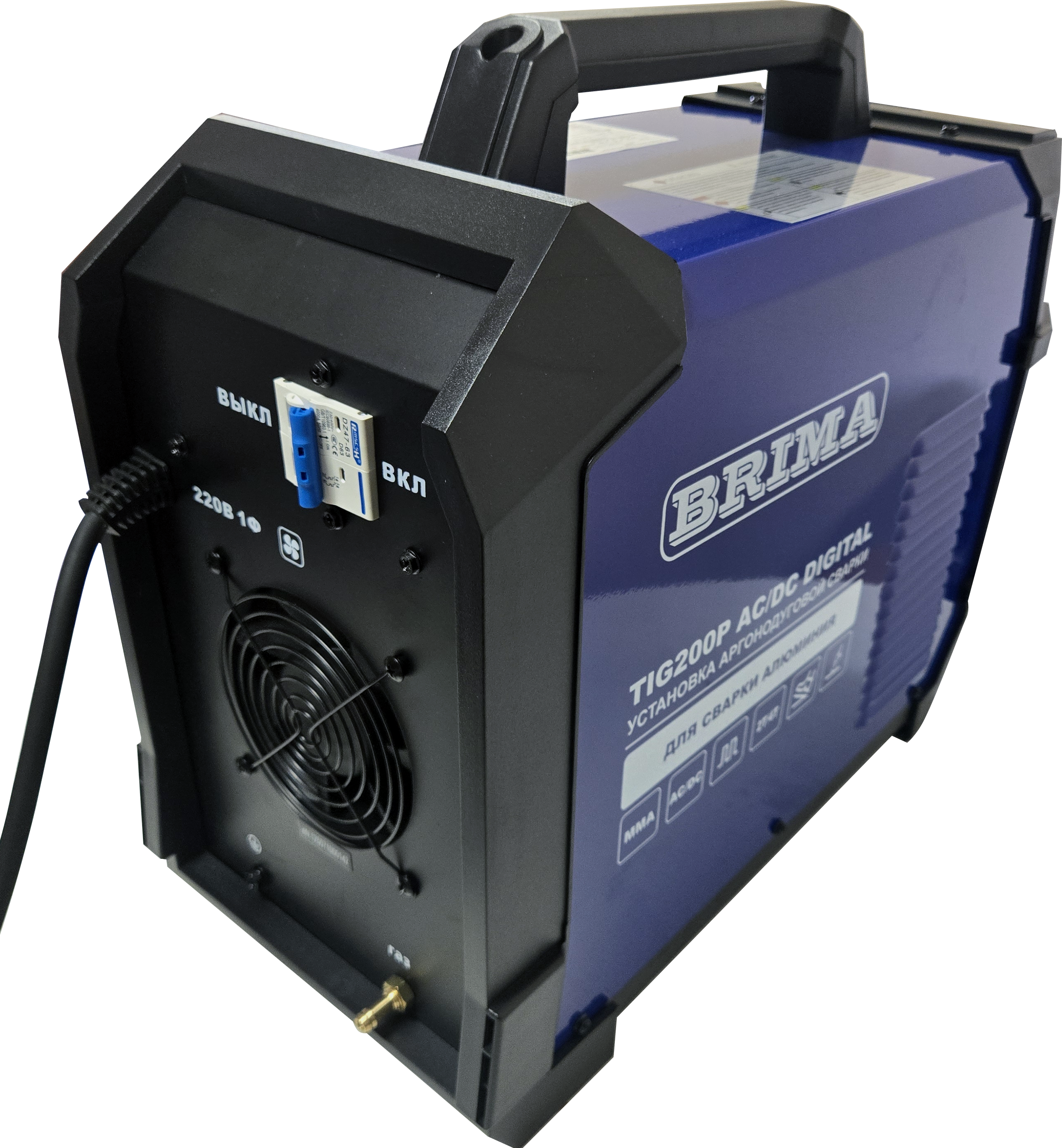 фотография УСТ-КА ИНВ. АРГОН-ДУГ.СВАРКИ TIG 200P AC/DC"BRIMA" DIGITAL