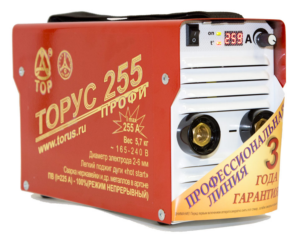 фотография Сварочный аппарат ТОРУС-255 ПРОФИ